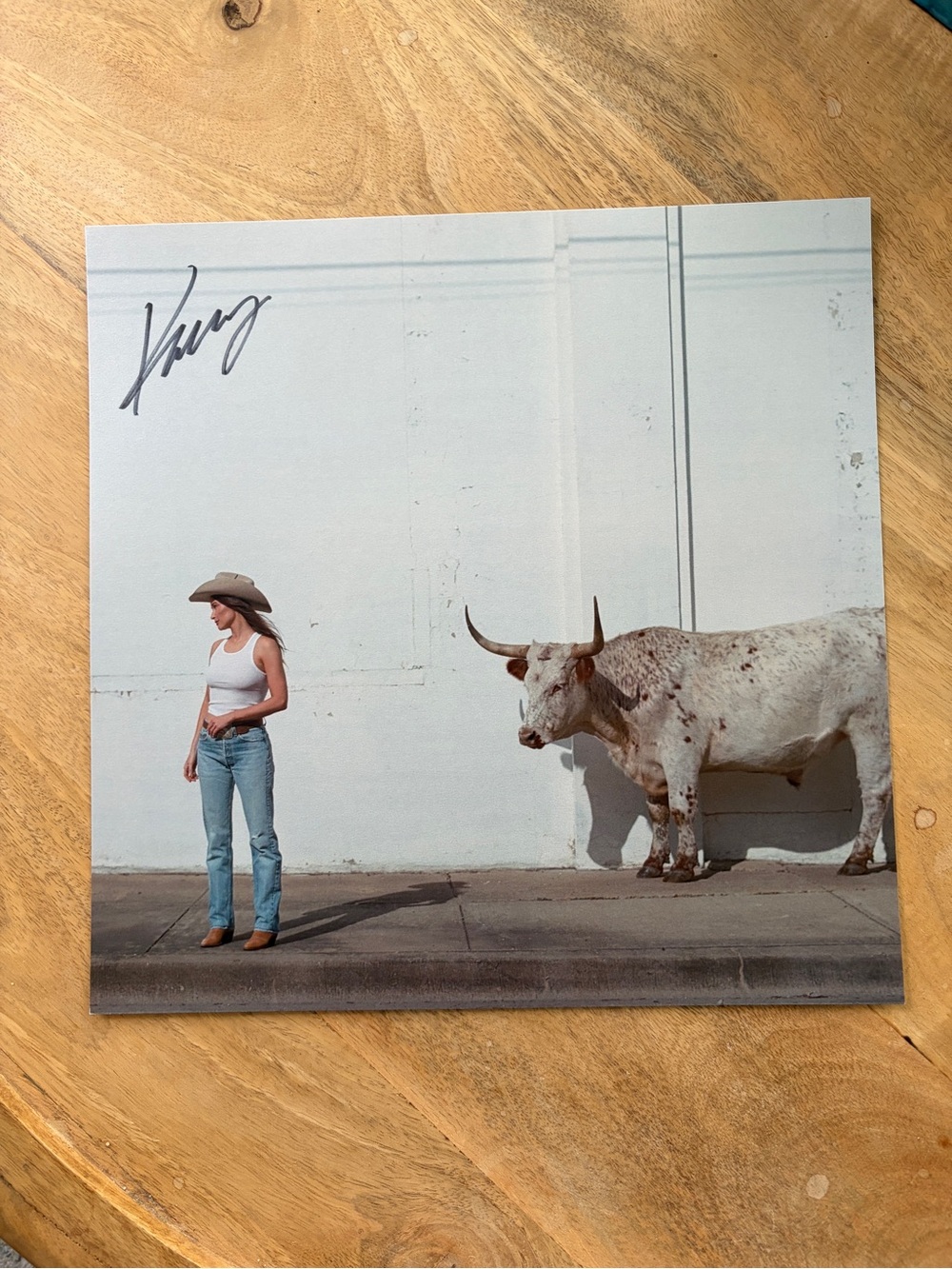 SIGNED 🤎 Kacey Musgraves Middle of Nowhere whiskey-color vinyl w/ signed insert